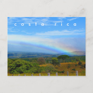 Costa Rica Briefkaart voor regenboog
