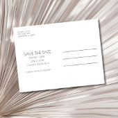 Costa Rica bruiloft Save the Date Aankondigingskaart