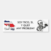Costa Rica Bumpersticker (Voorkant)