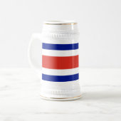 Costa Rica burger vlag Bierpul (Voorkant links)