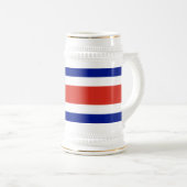 Costa Rica burger vlag Bierpul (Voorkant rechts)