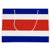 Costa Rica burger vlag Groot Cadeauzakje (Voorkant)
