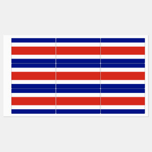 Costa Rica burger vlag Labels