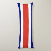 Costa Rica burger vlag Lichaamskussen (Achterkant (Verticaal))