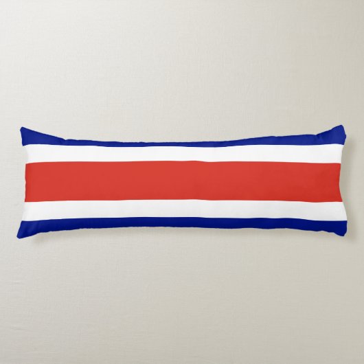 Costa Rica burger vlag Lichaamskussen (Voorkant)