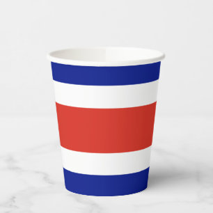 Costa Rica burger vlag Papieren Bekers