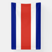Costa Rica burger vlag Spandoek (Verticaal)