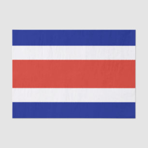 Costa Rica burger vlag Tissuepapier