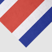 Costa Rica burger vlag Tissuepapier (Detail)