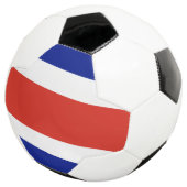 Costa Rica burger vlag Voetbal (Drie kwart)