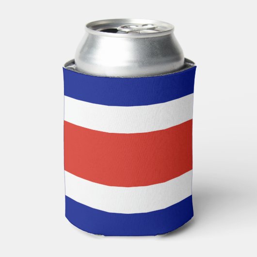 Costa Rica Burgervlag Blikjeskoeler (Blikje Voorkant)