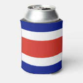Costa Rica Burgervlag Blikjeskoeler (Blikje Achterkant)