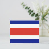 Costa Rica Burgervlag Briefkaart (Staand voorkant)