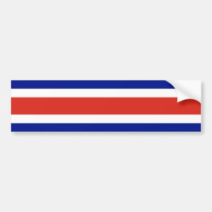 Costa Rica Burgervlag Bumpersticker