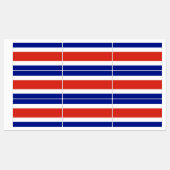 Costa Rica Burgervlag Labels (Vel)