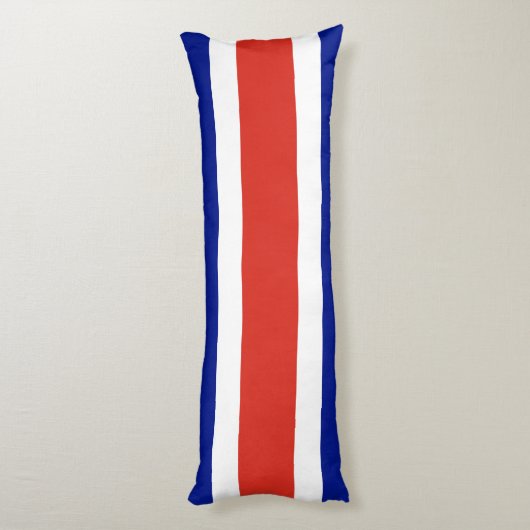 Costa Rica Burgervlag Lichaamskussen (Achterkant (Verticaal))