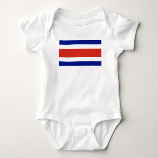 Costa Rica Burgervlag Romper (Voorkant)