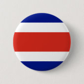 Costa Rica Burgervlag Ronde Button 5,7 Cm (Voorkant)