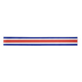 Costa Rica Burgervlag Satijnen Lint (Voorkant)