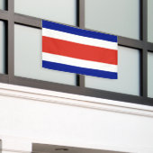 Costa Rica Burgervlag Spandoek (Buitenkant Gebouw)