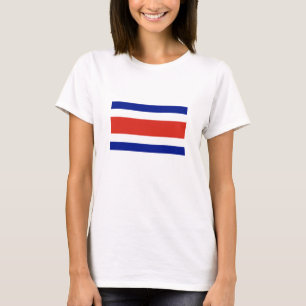 Costa Rica Burgervlag T-shirt