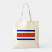 Costa Rica Burgervlag Tote Bag (Achterkant)