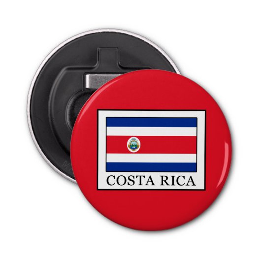 Costa Rica Button Flesopener (Voorkant)