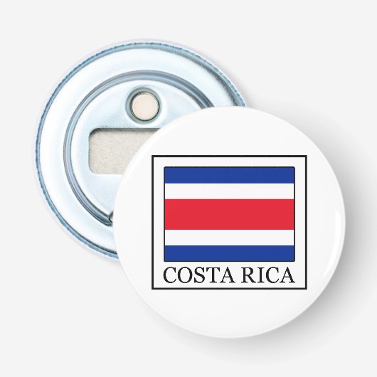 Costa Rica Button Flesopener (Voorkant)
