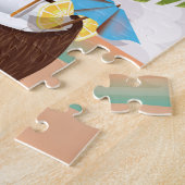 Costa Rica Cartoon reisposter. Legpuzzel (Zijkant)