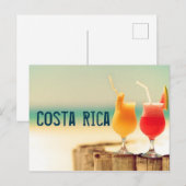 Costa Rica cocktails Briefkaart (Voorkant / Achterkant)