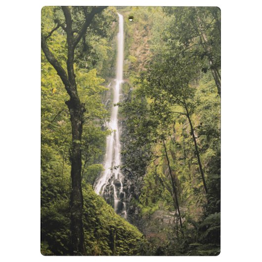 Costa Rica, Cocos Island, Wafer Bay Waterfall Klembord (Achterkant)