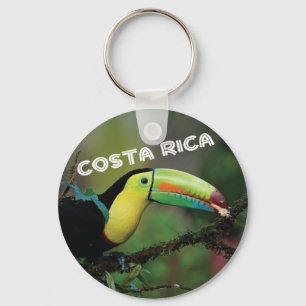 Costa Rica Colorful Toucan Bird Sleutelhanger