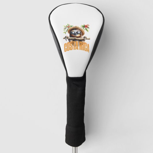 Costa Rica cool sloth Classic T-Shirt Golfheadcover (Voorkant)