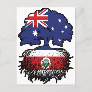 Costa Rica Costa Ricaanse Australische Australisch Briefkaart