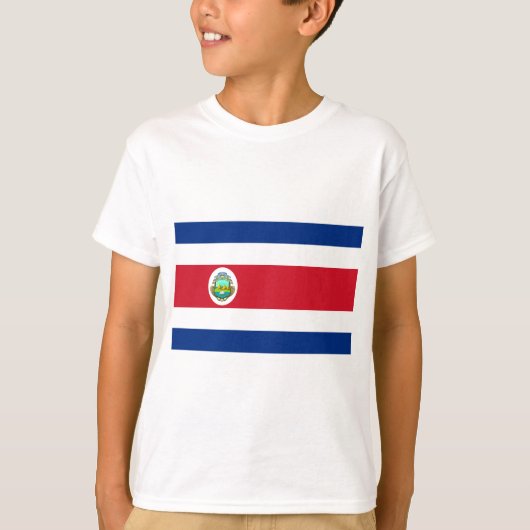 costa rica crest t-shirt (Voorkant)