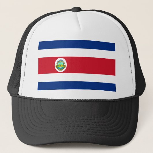 costa rica crest trucker pet (Voorkant)