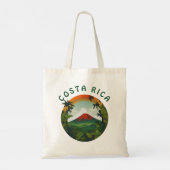 Costa Rica Custom Volcano Tote Bag (Achterkant)