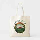 Costa Rica Custom Volcano Tote Bag (Voorkant)