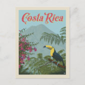 Costa Rica | Datum opslaan Uitnodiging Briefkaart (Voorkant)