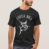 Costa Rica Deep Zee Vist Jumping Marlin T-shirt (Voorkant)