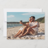 Costa Rica Destination Beach Wedding Save The Date (Achterkant)