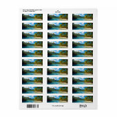 Costa Rica Eiland Paradijs  Etiket (Full Sheet)