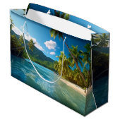 Costa Rica Eiland Paradijs Groot Cadeauzakje (Achterkant Gekanteld)
