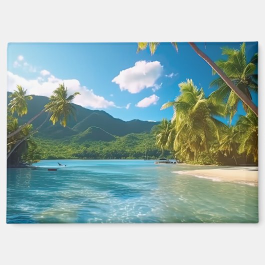 Costa Rica Eiland Paradijs Magneet (Voorkant)
