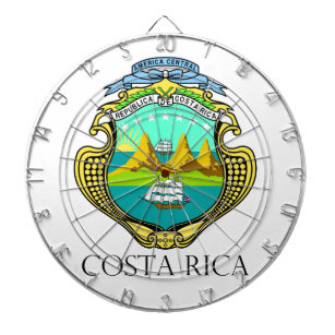 COSTA RICA - embleem/vlag/wapen/symbool Dartbord