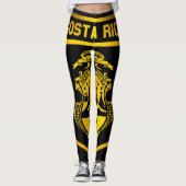 Costa Rica Emblem Leggings (Voorkant)