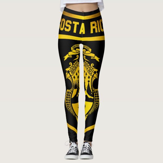 Costa Rica Emblem Leggings (Voorkant)