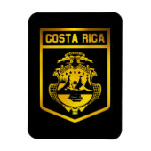 Costa Rica Emblem Magneet (Verticaal)