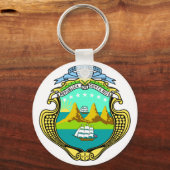 costa rica emblem sleutelhanger (Voorkant)