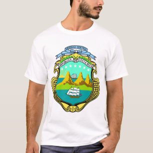 costa rica emblem t-shirt
